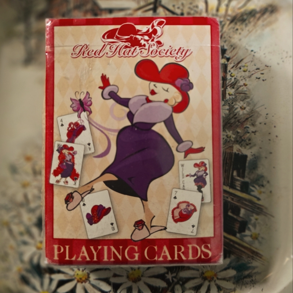 Red Hat Society Vintage 90's Sealed Playing Cards